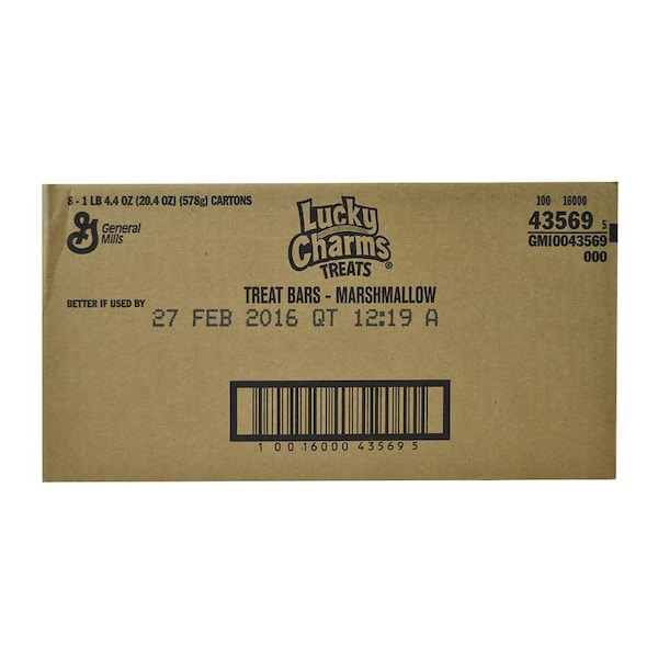 Lucky Charms Lucky Charms Cereal Treat Bar 20.4 Oz. Box, PK8